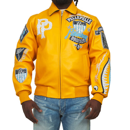 American Bruiser Jacket | Maize/Navy/Baby Blue/White