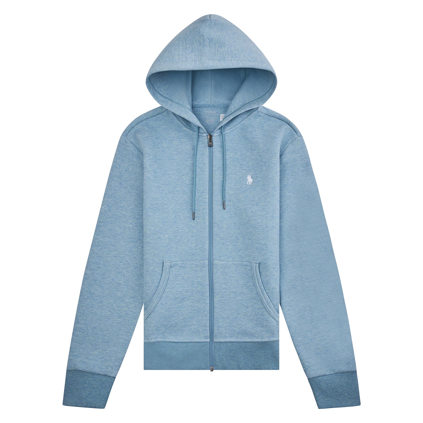 Double Knit Full Zip Hoodie | Modern Blue Heather
