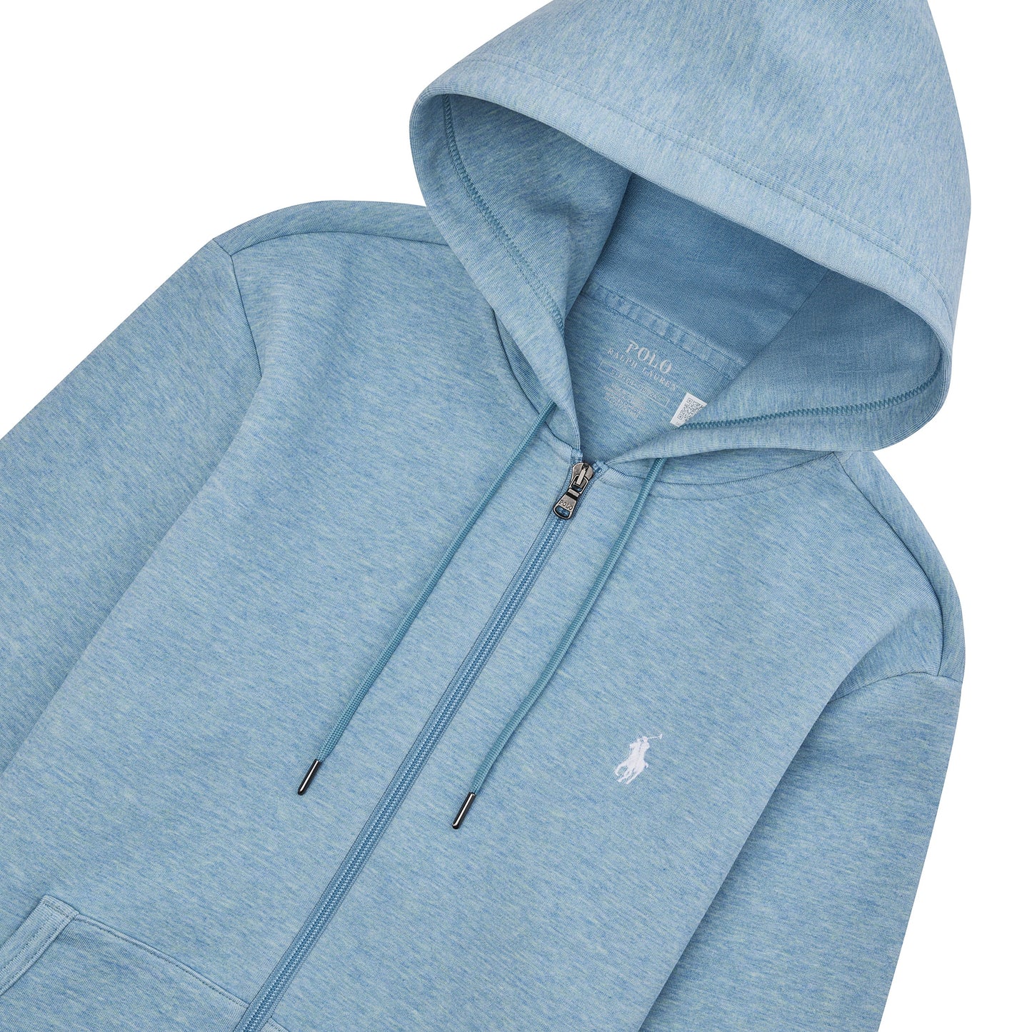 Double Knit Full Zip Hoodie | Modern Blue Heather