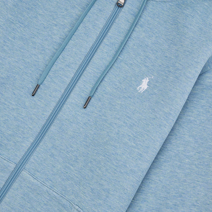 Double Knit Full Zip Hoodie | Modern Blue Heather