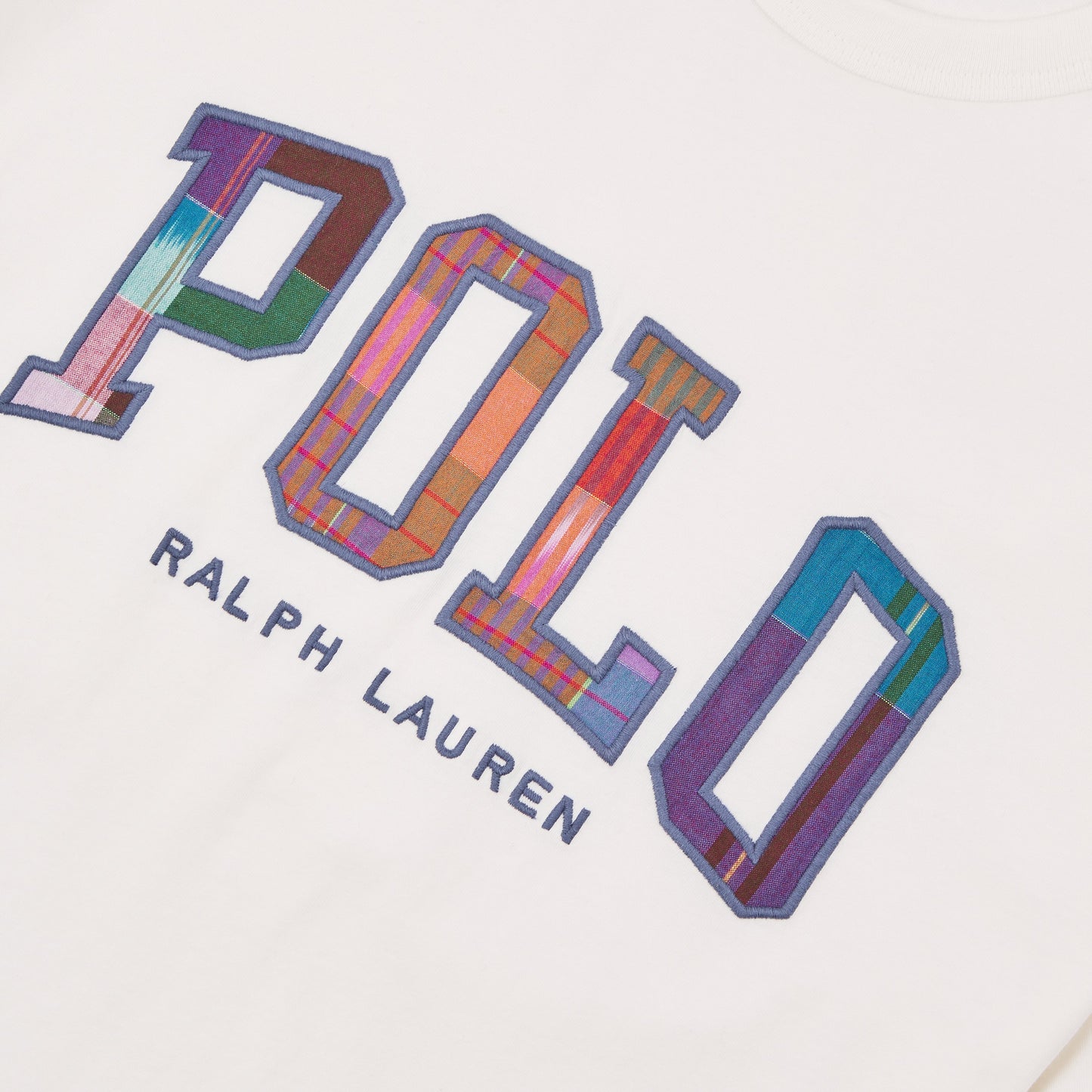 Madras Logo Tee | White