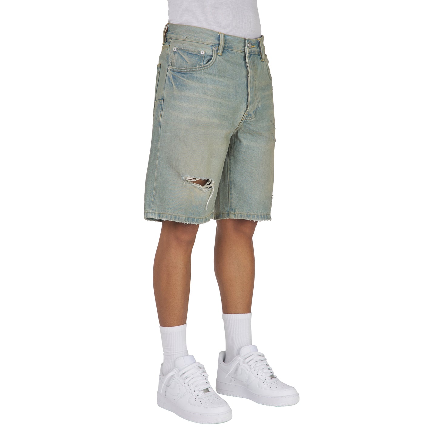 Dirty Vintage Denim Short