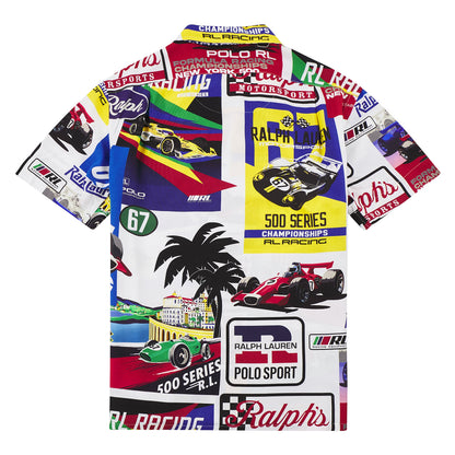 Racing Print Camp Shirt