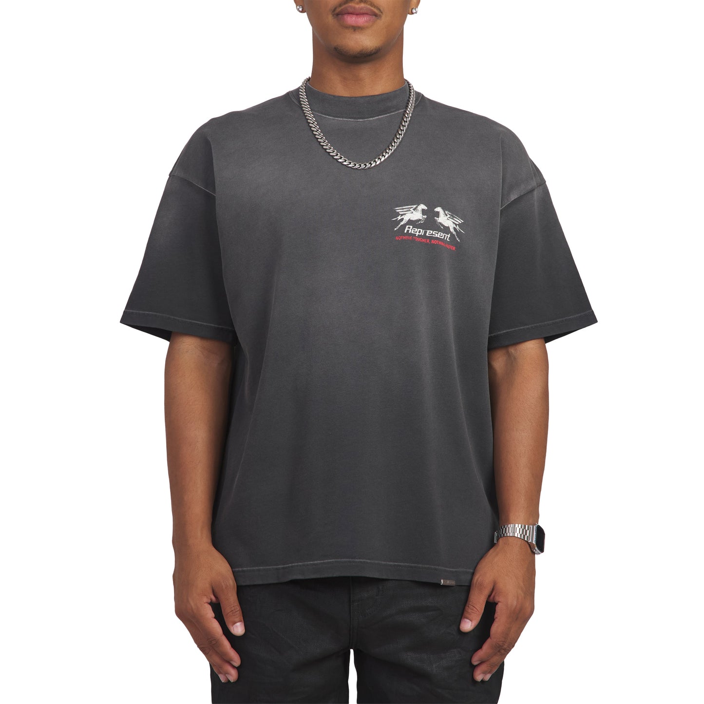 24 Hour Service Tee | Stained Black