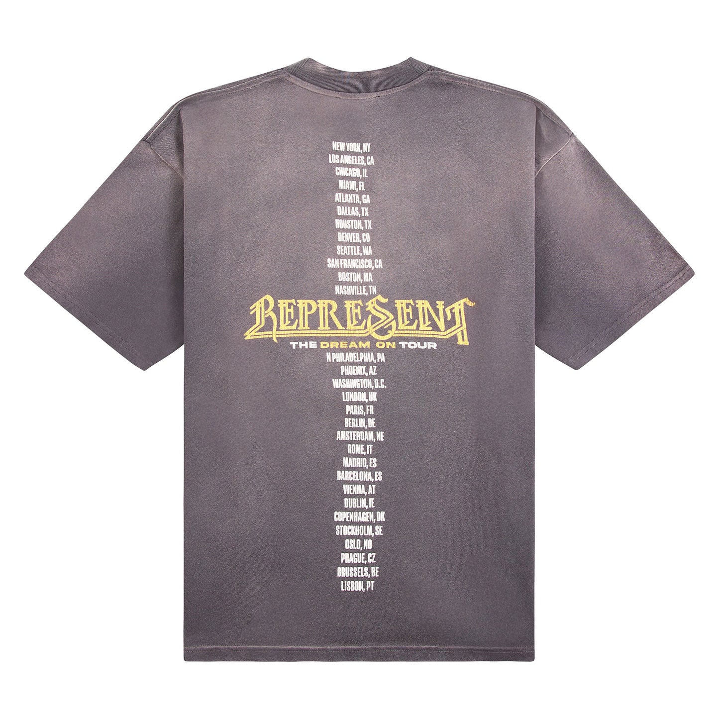 Golden Tour Tee | Sun Fade Grey