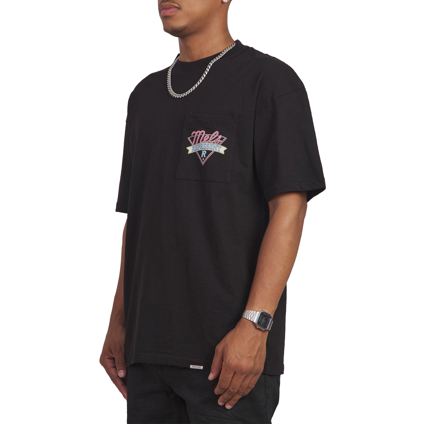 Mel's Diner Tee | Jet Black