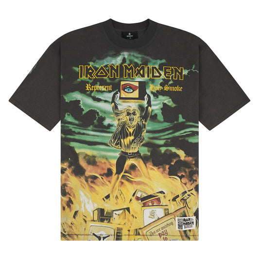 Iron Maiden Holy Smoke Tee | Ash
