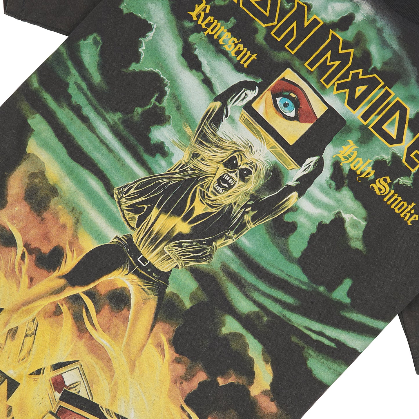 Iron Maiden Holy Smoke Tee | Ash