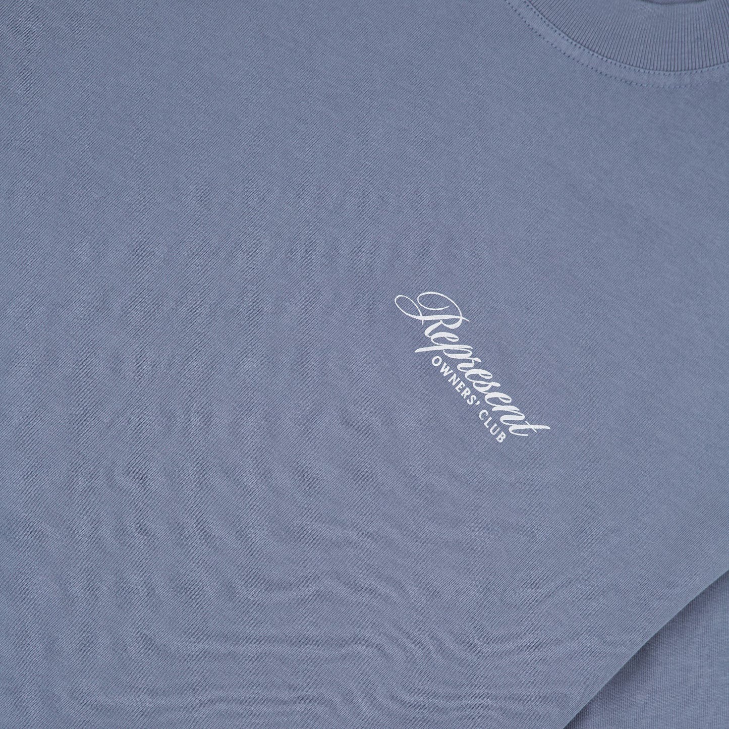 Owners Club Script Tee | Dusty Blue