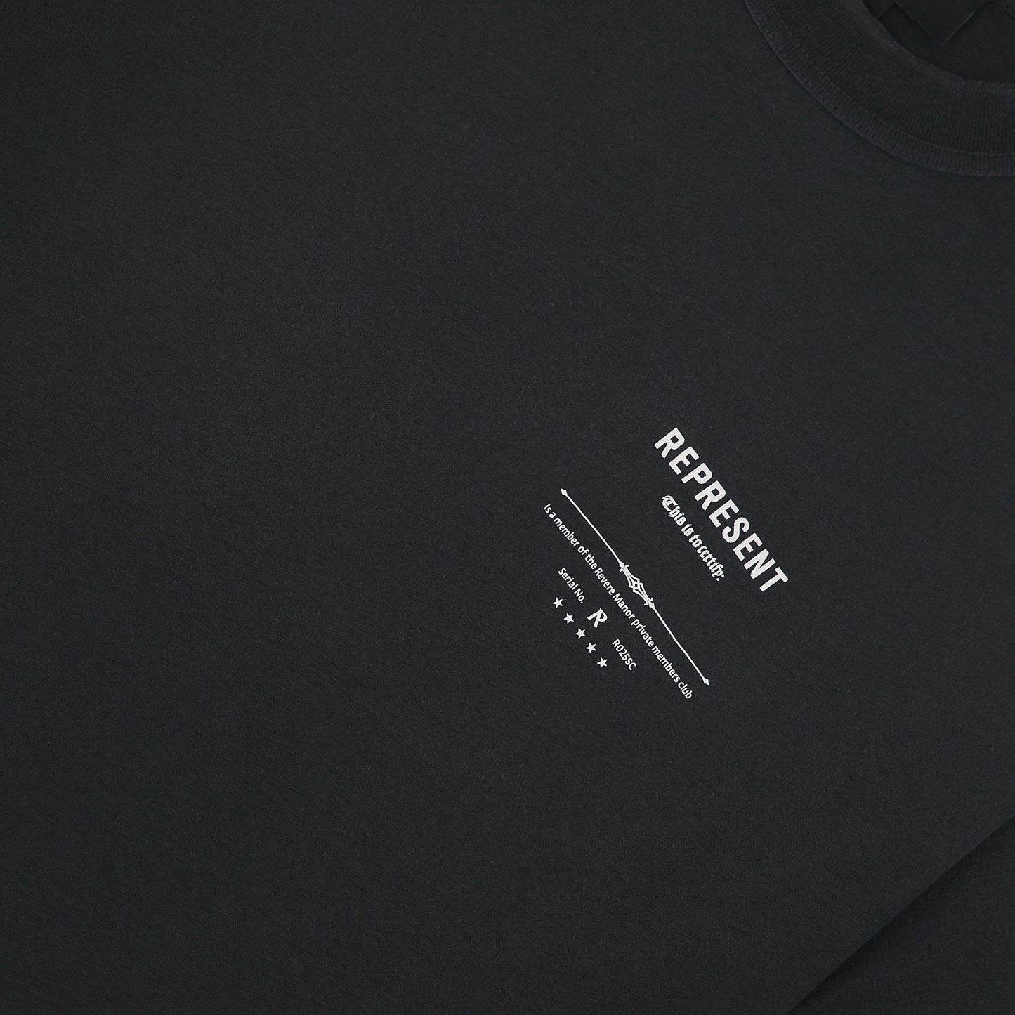Revere Manor Tee | Stained Black