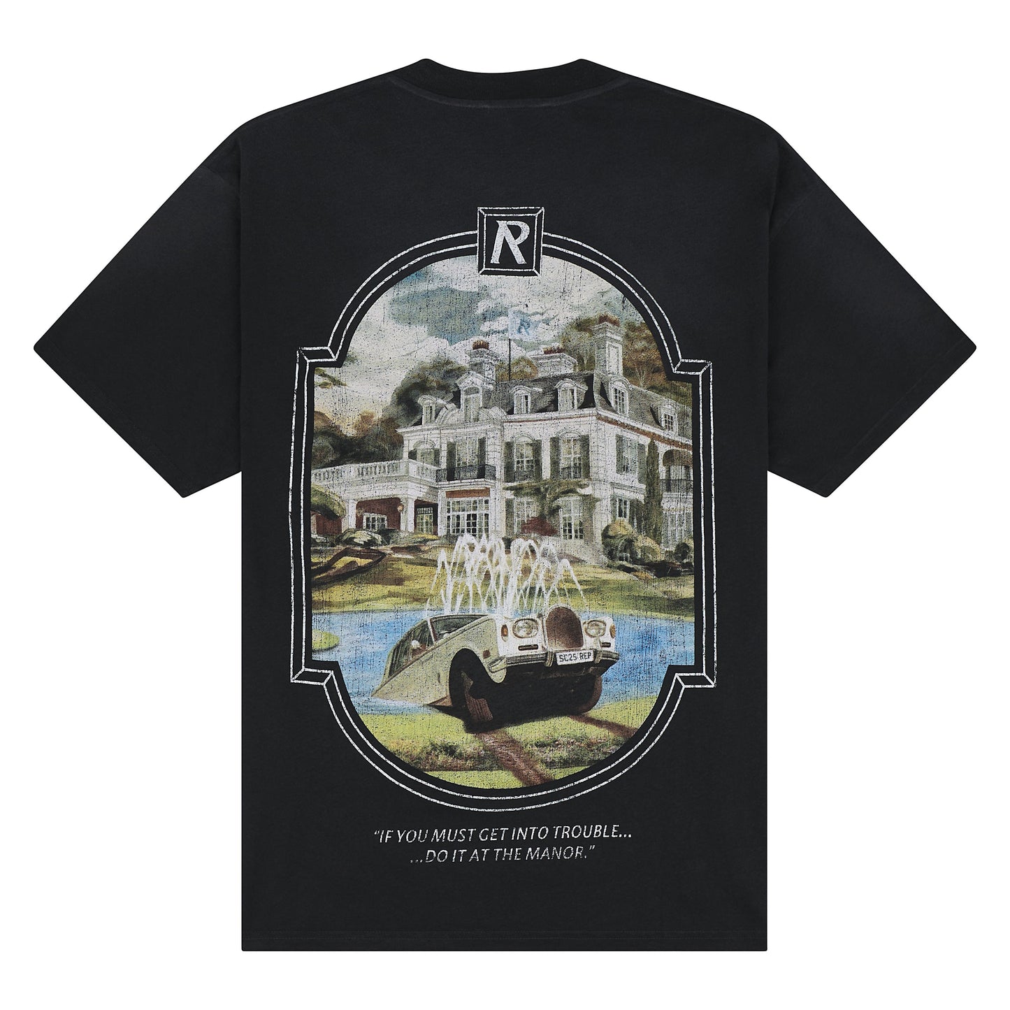 Revere Manor Tee | Stained Black