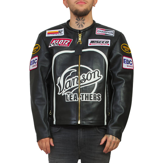 Bart Speedway Jacket | Black/Orange