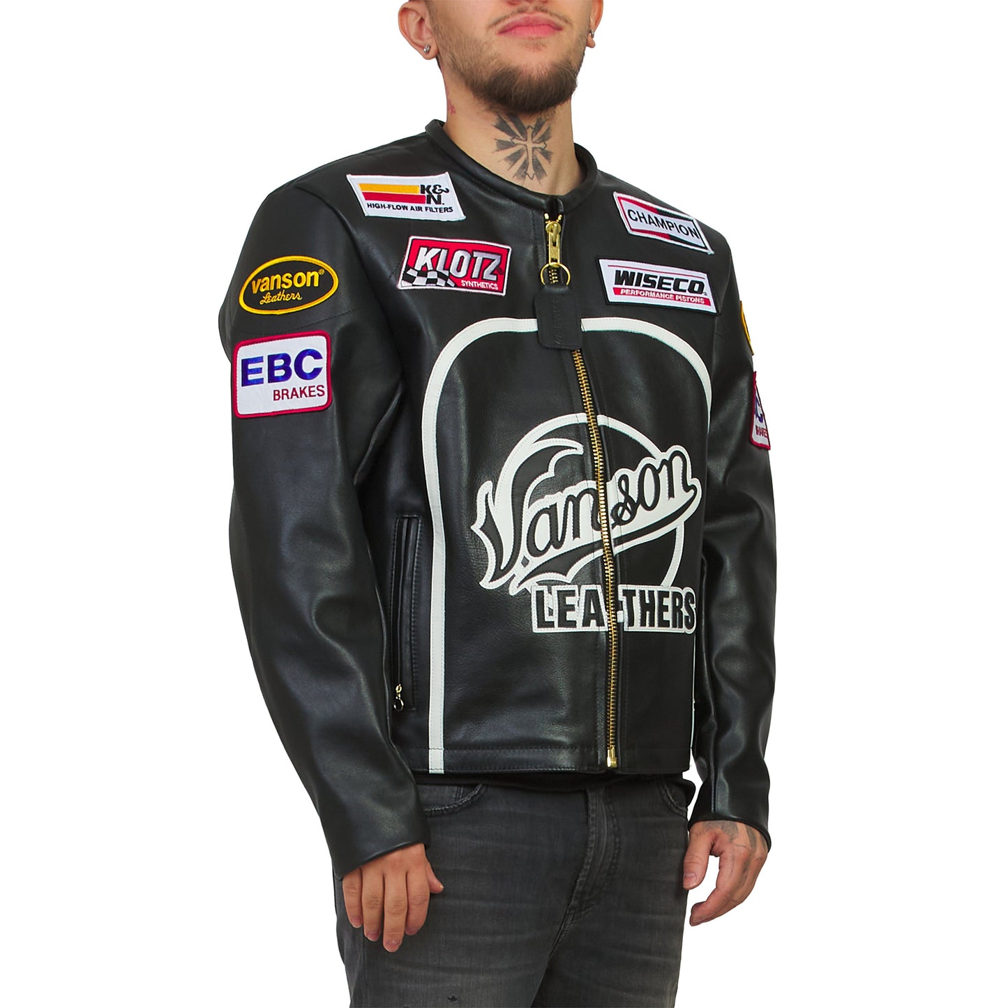 Bart Speedway Jacket | Black/Orange