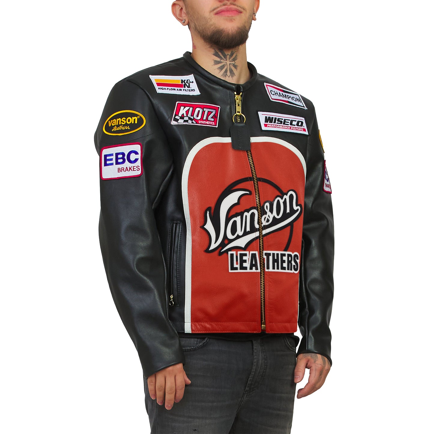Bart Speedway Jacket | New Black/Orange