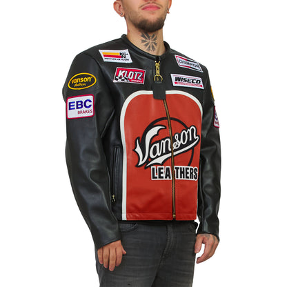 Bart Speedway Jacket | New Black/Orange