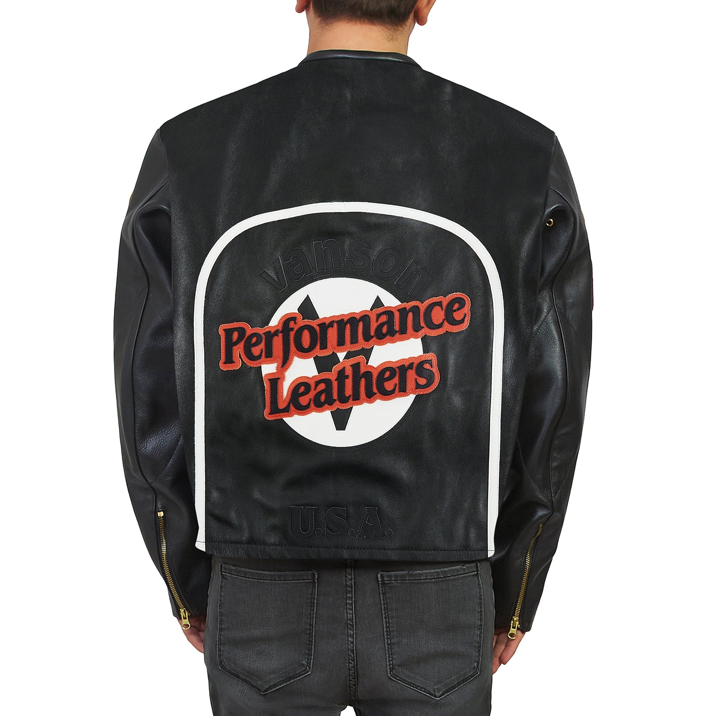 Bart Speedway Jacket | Black/Orange