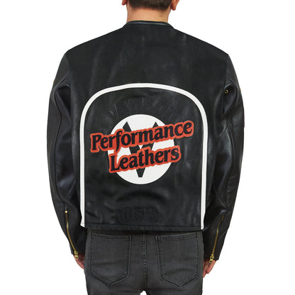 Bart Speedway Jacket | Black/Orange