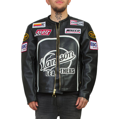 Bart Speedway Jacket | Black/Orange