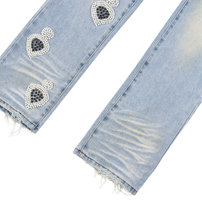 Diamond Denim | Light Blue Wash/Black