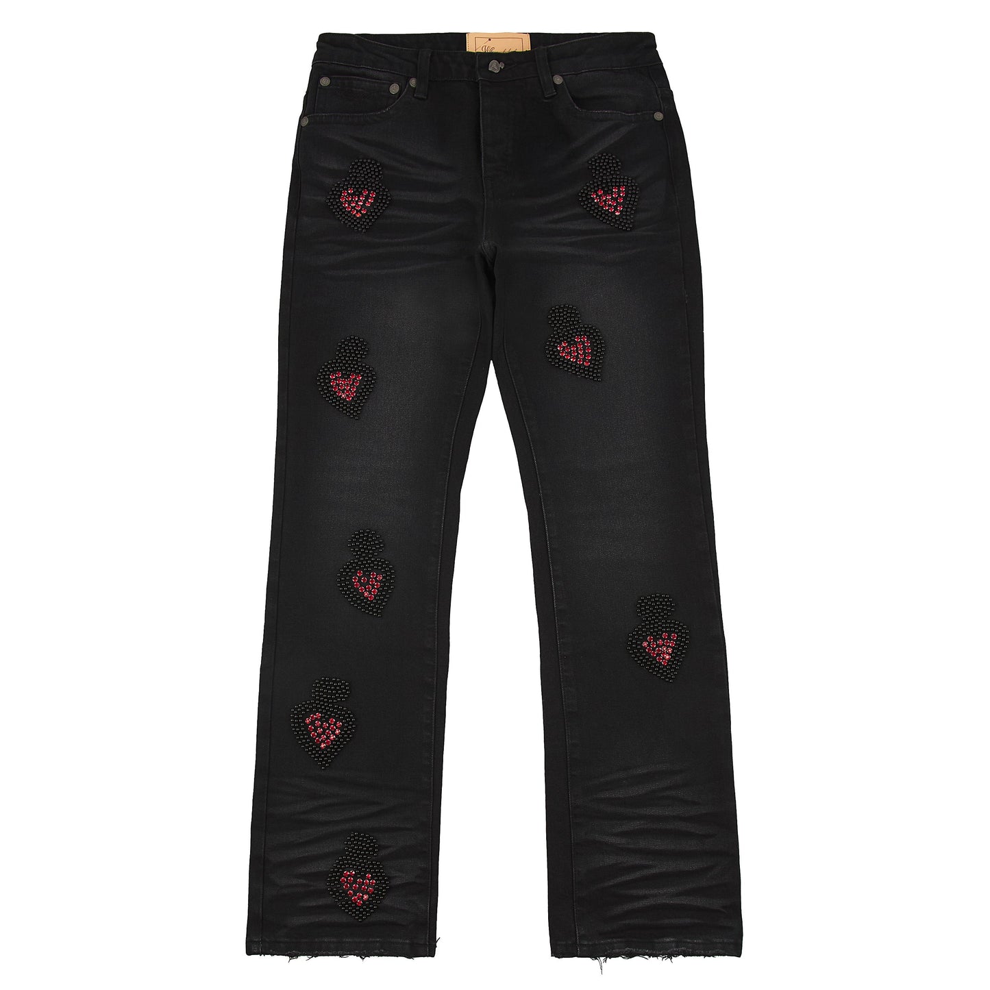 Diamond Denim | Black/Red