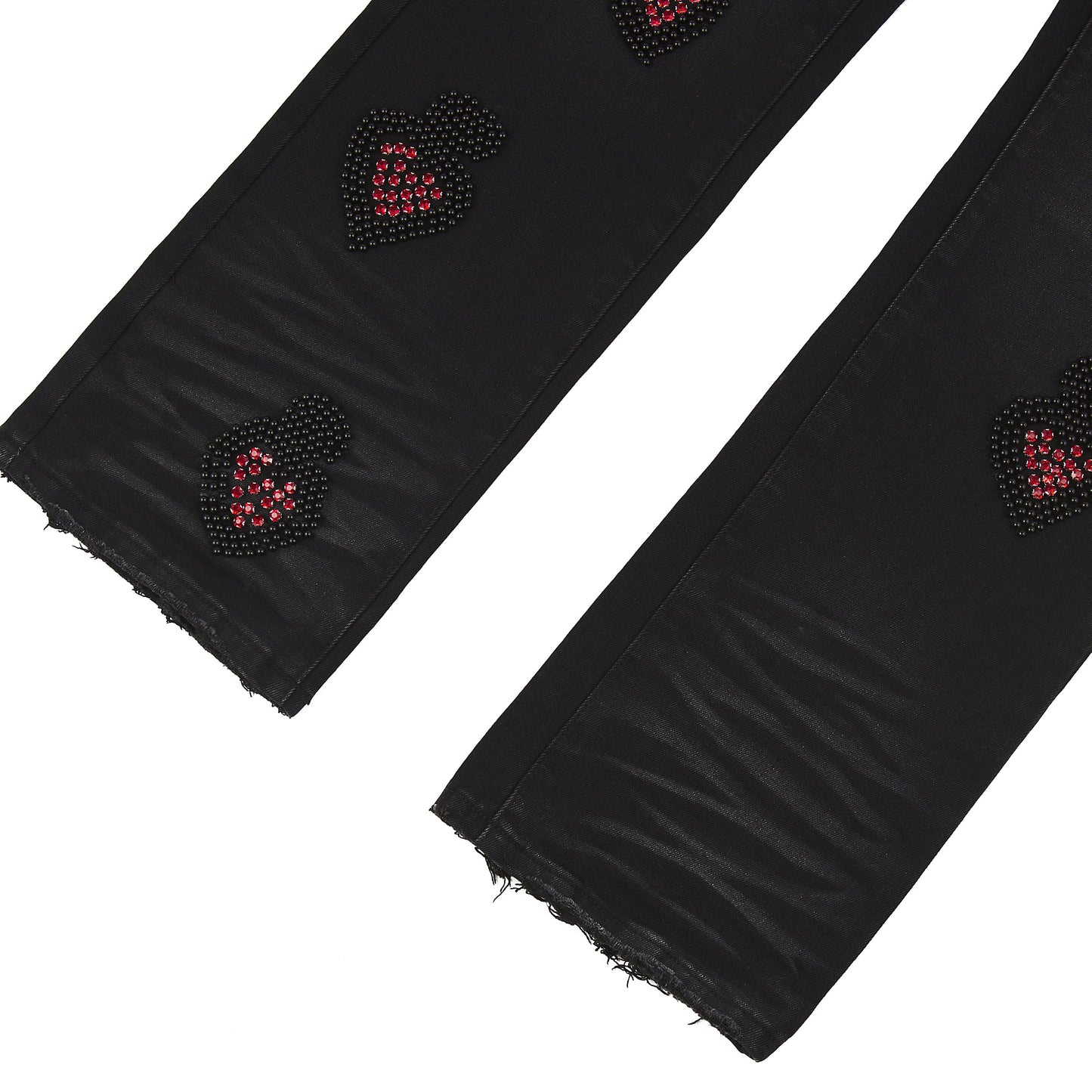Diamond Denim | Black/Red