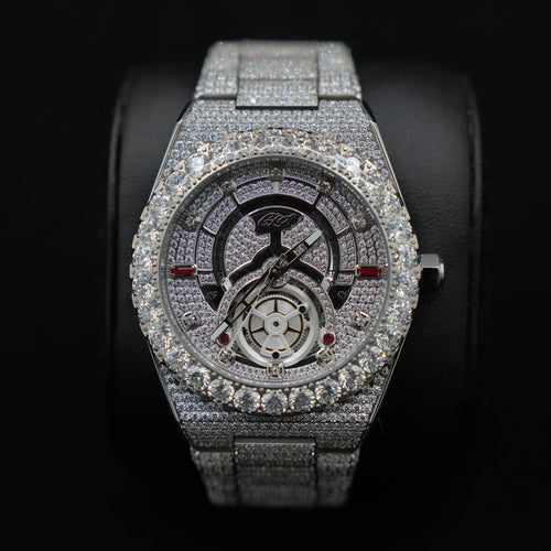42MM Fully Iced Ruby Accent Alpha Era® 316