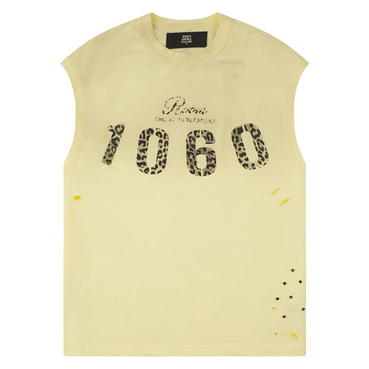 Room 1060 Sleeveless Tee | Wash Yellow