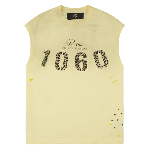 Room 1060 Sleeveless Tee | Wash Yellow