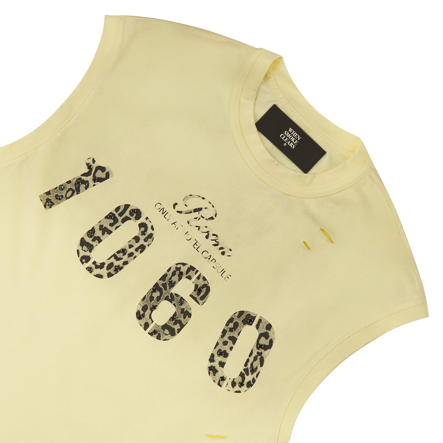 Room 1060 Sleeveless Tee | Wash Yellow