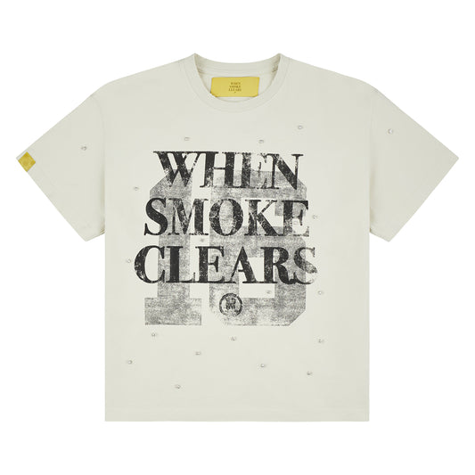 16 Logo Tee | Vintage White/Black