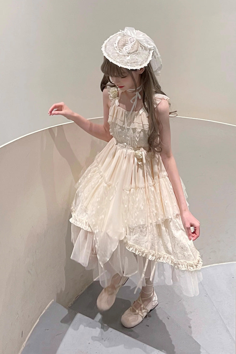 Apricot Rose Luna and Dawn Sweet Lolita Jsk Dress