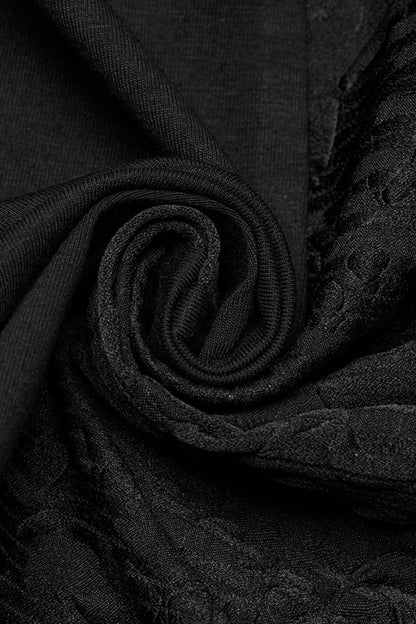 Black Cheongsam Collar Sleeveless Embroidery Women's Prom Dress