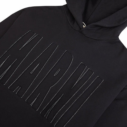 Across Logo Hoodie | Black
