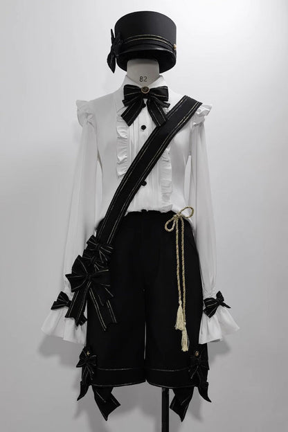 Black Galaxy Ouji Fashion Vintage Lolita Shorts