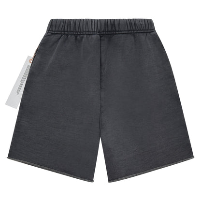 Arched Gothic Wordmark Sweatshort | Black