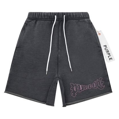 Arched Gothic Wordmark Sweatshort | Black
