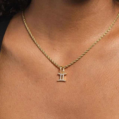 Astrology Pave Pendants