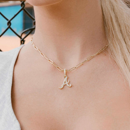 Atlanta Braves Official MLB Micro Logo Pendant