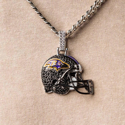 Baltimore Ravens Official NFL Helmet Pendant