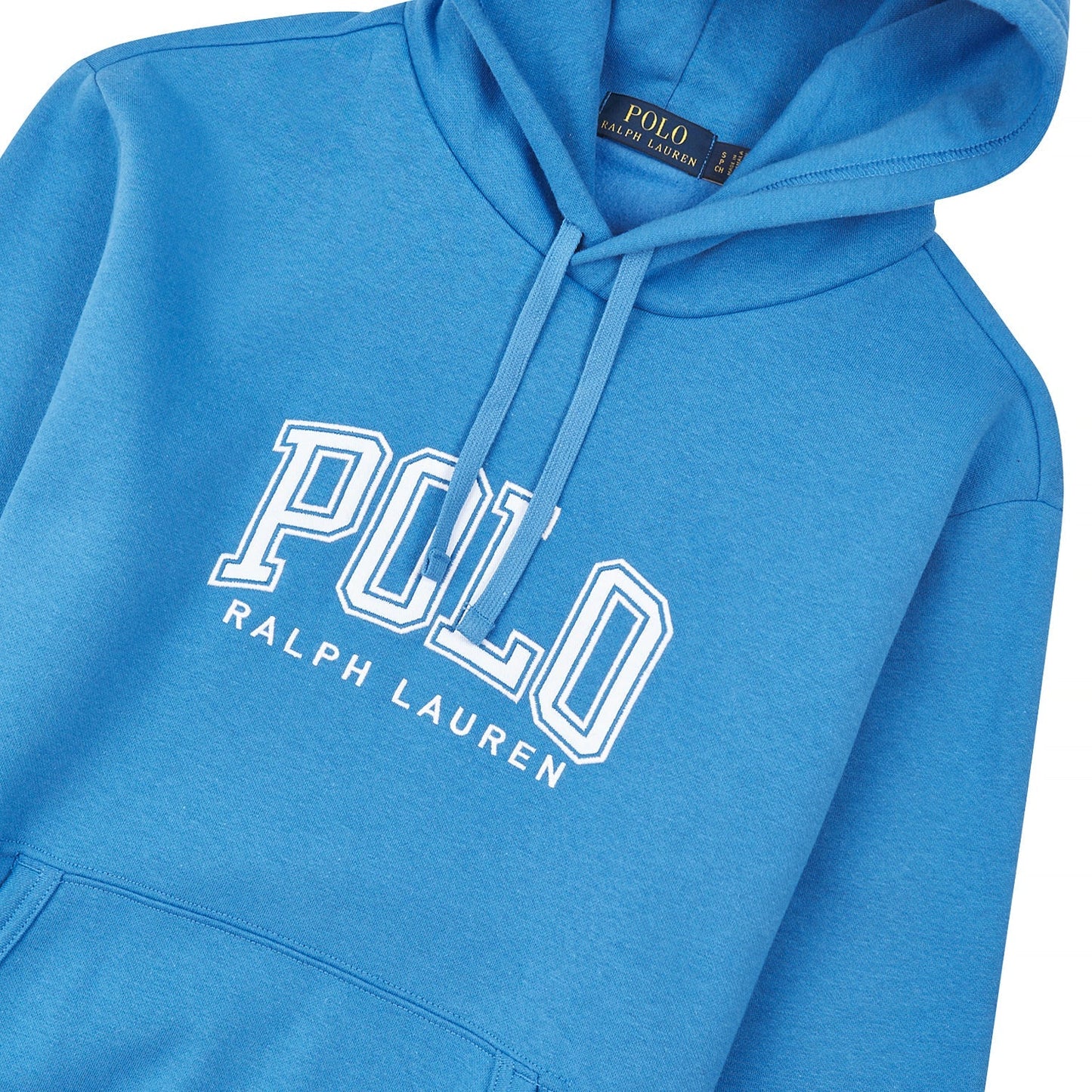 Block Letter Hoodie | New England Blue