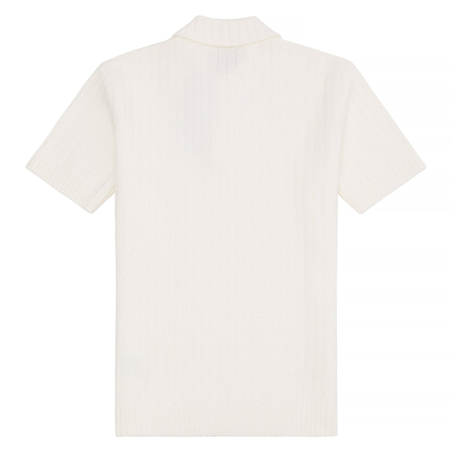 Boucle Polo Shirt | White
