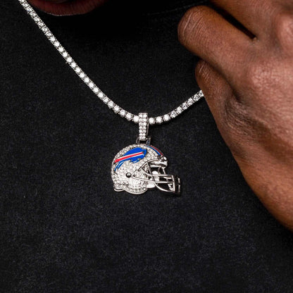 Buffalo Bills Official NFL Helmet Pendant