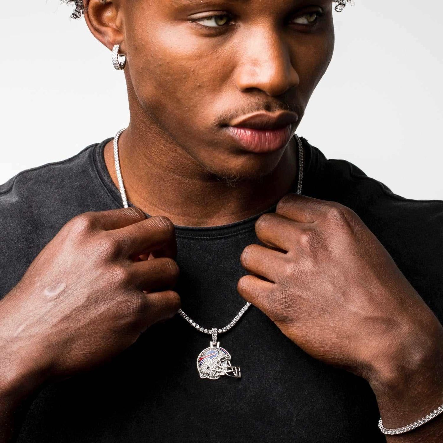 Buffalo Bills Official NFL Helmet Pendant