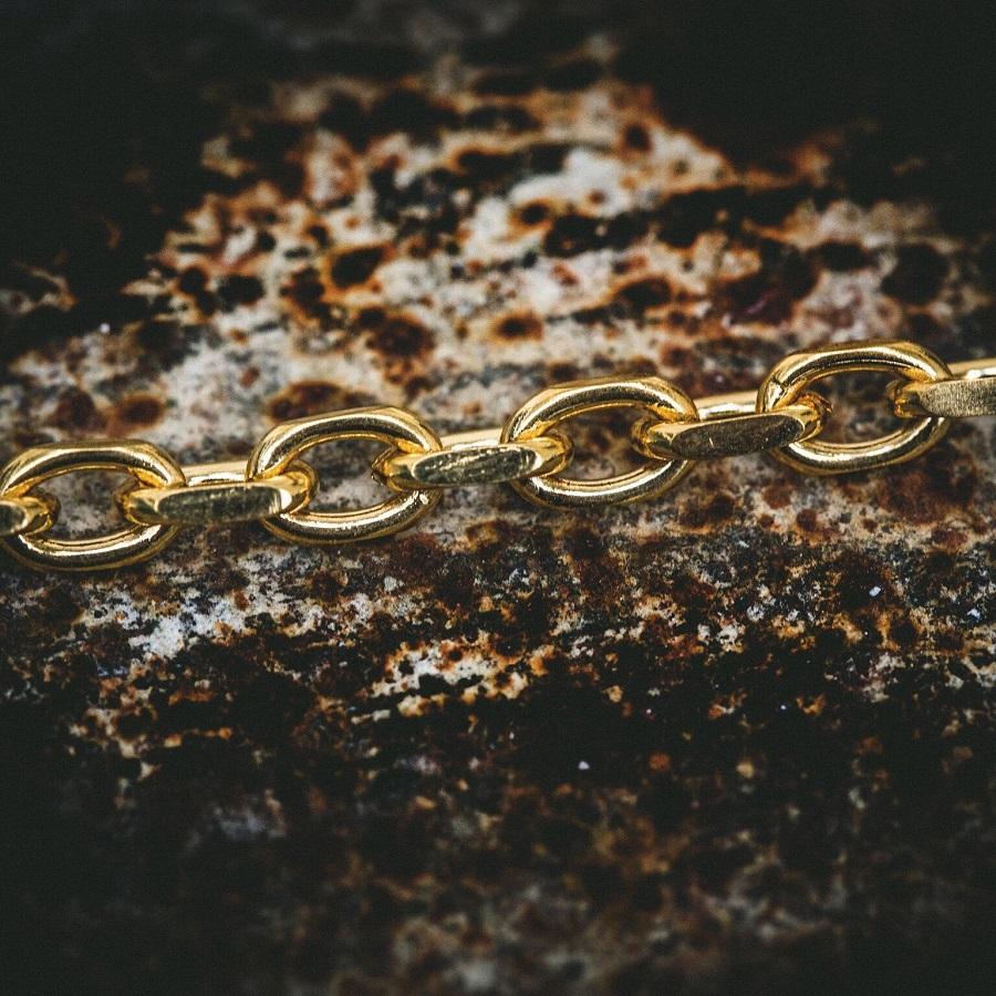 Cable Chain in Yellow Gold - 3mm