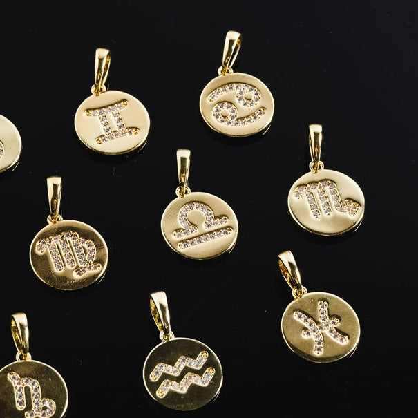 Cancer Micro Coin Pendant