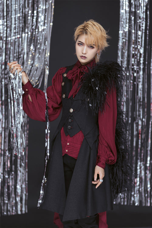 Black Immortal Thorn A Light In The Dark Ouji Lolita Vest