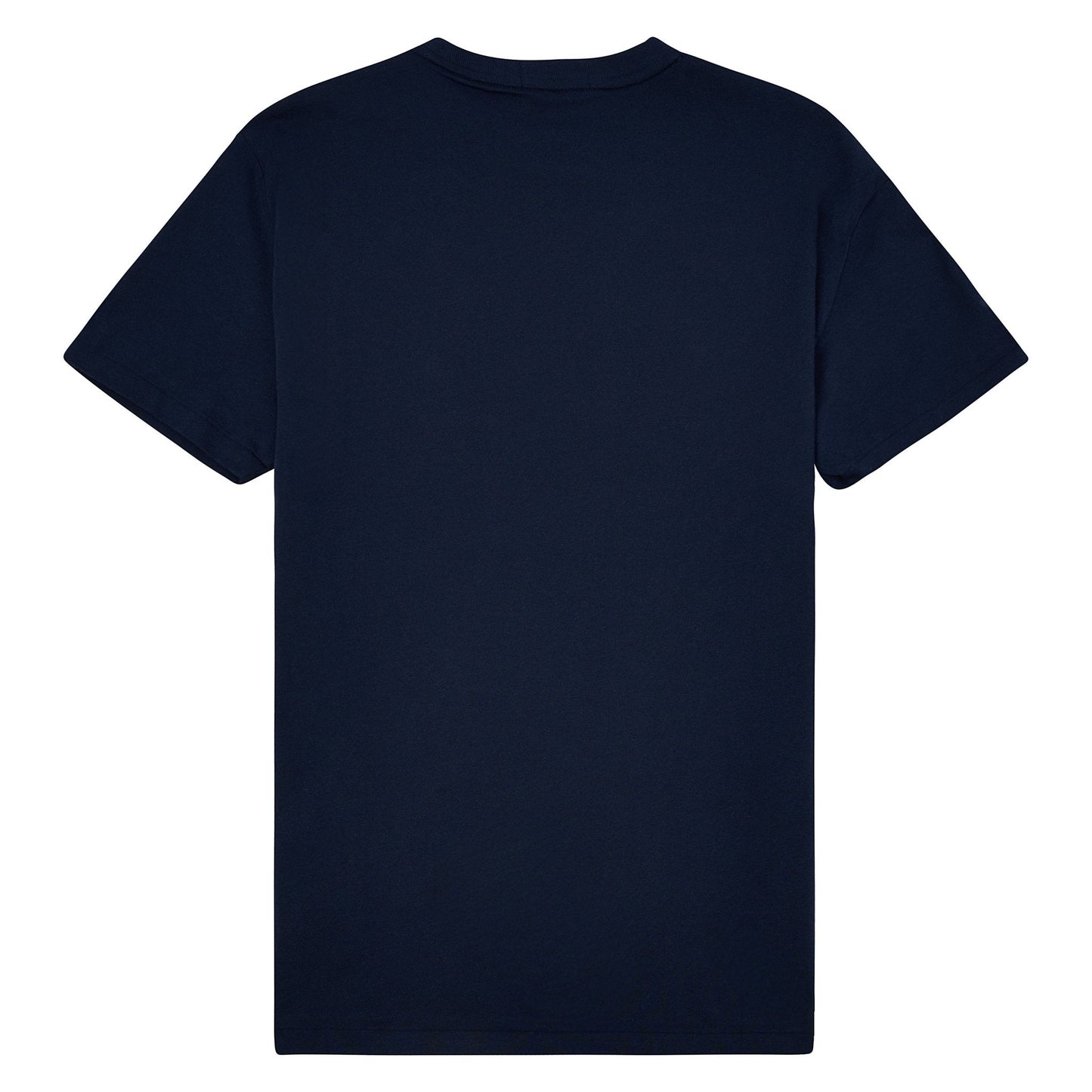 Chain Stitched Logo Tee | Navy