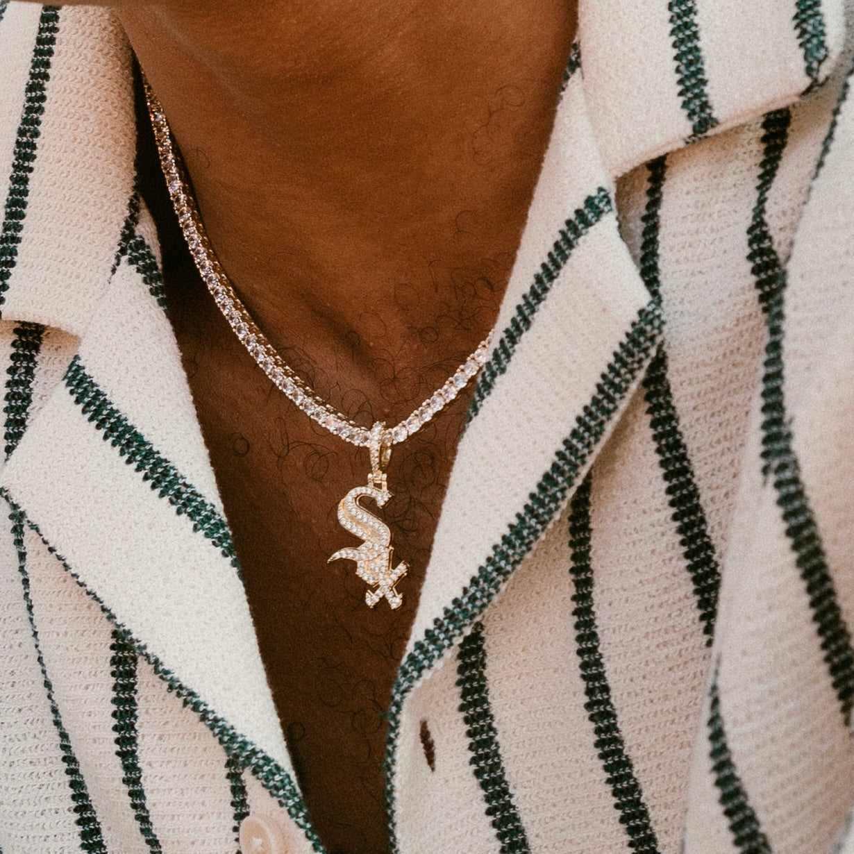 Chicago White Sox Official MLB Micro Logo Pendant