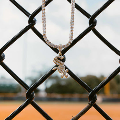 Chicago White Sox Official MLB Micro Logo Pendant