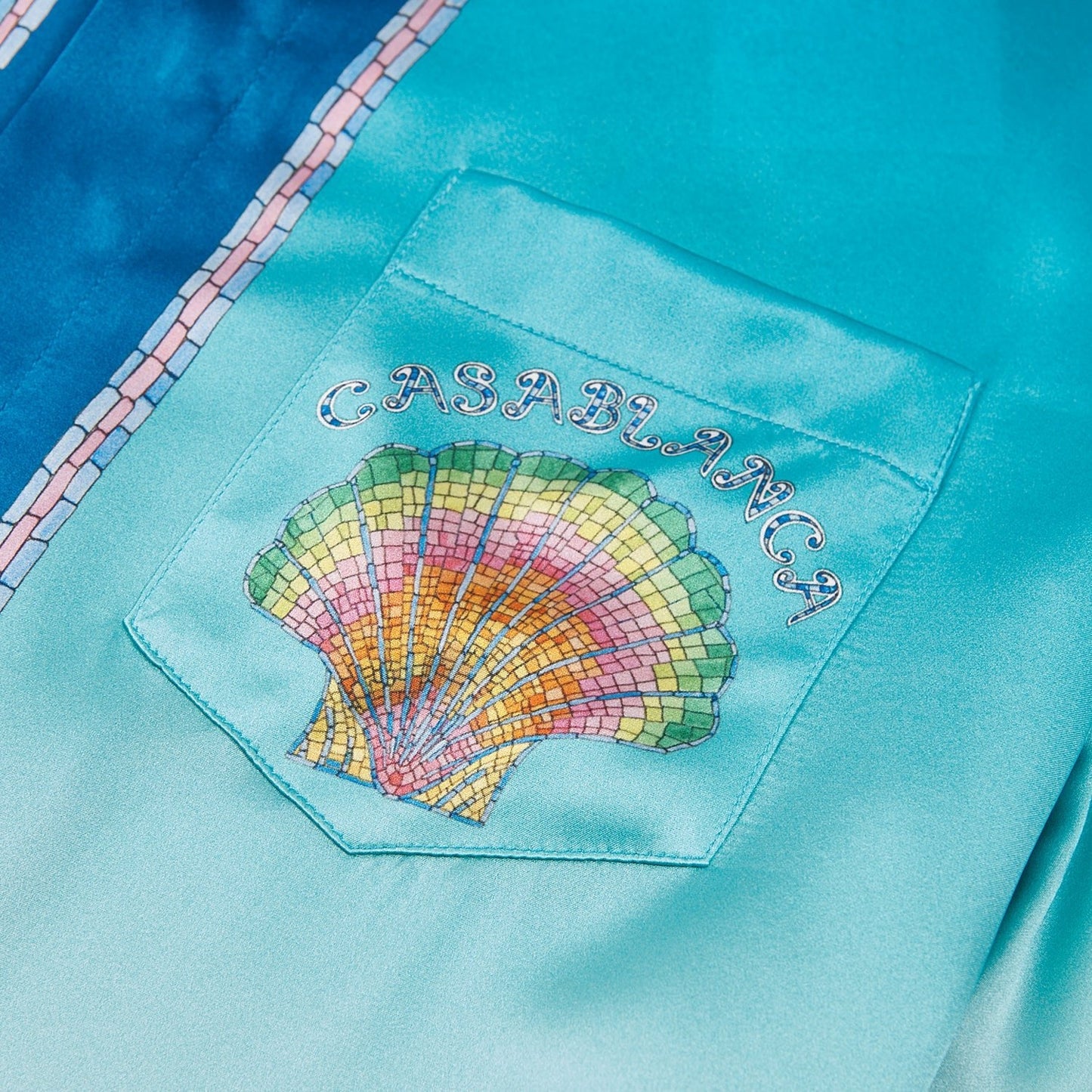 Coquillage Colore Silk Shirt